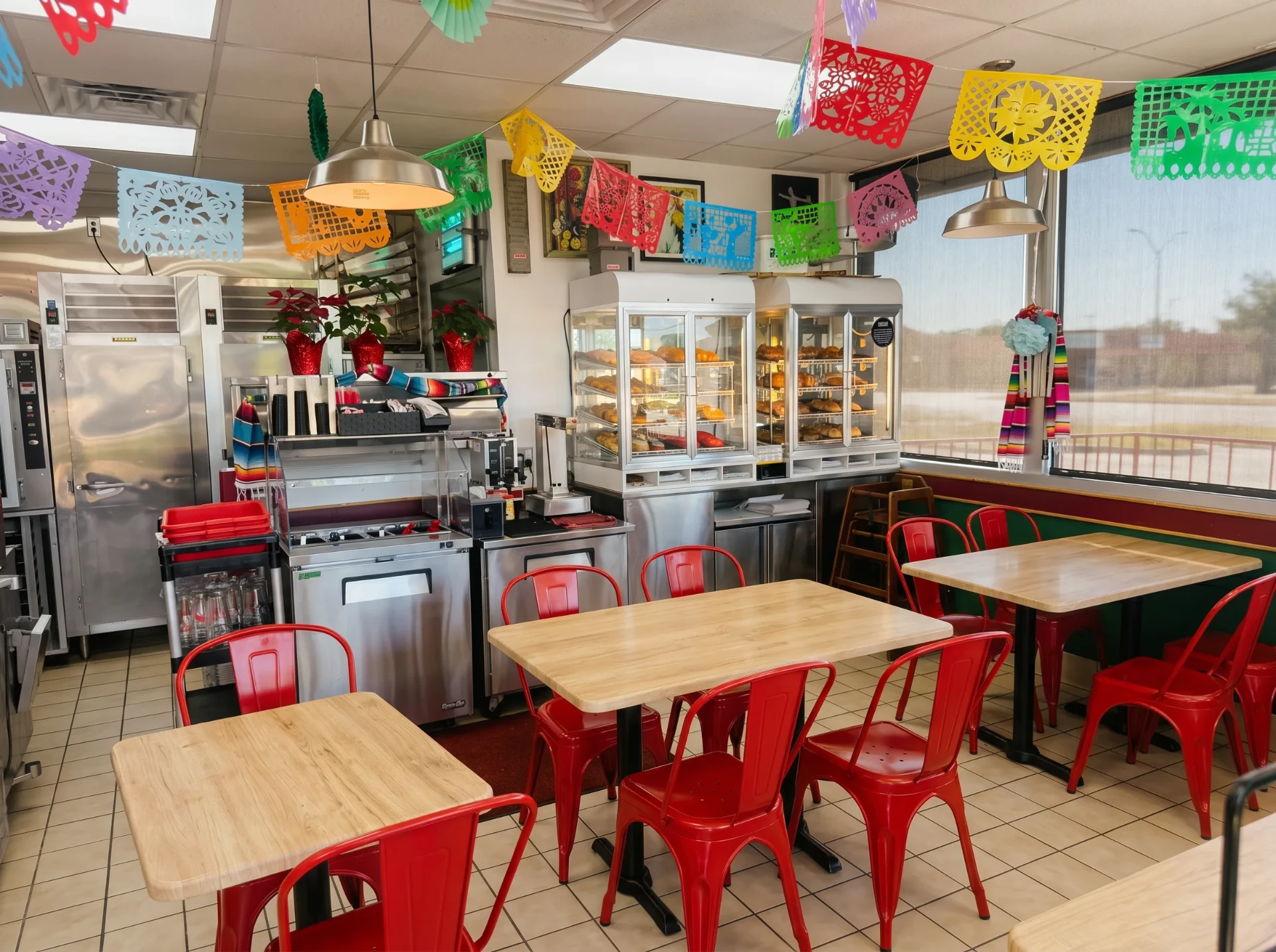 Hand-rolled breakfast tacos fresh off the comal