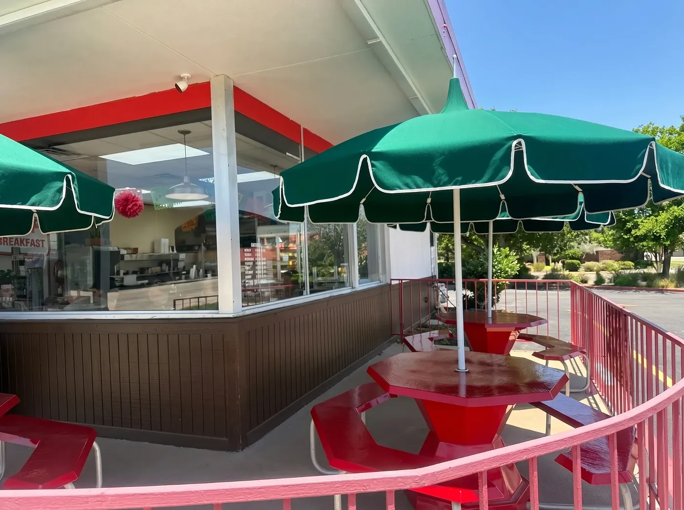 Culebra Café seen from the parking lot on Pat Booker Road